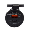 DC 12V QC4.0 Type-C PD Dual USB Charger